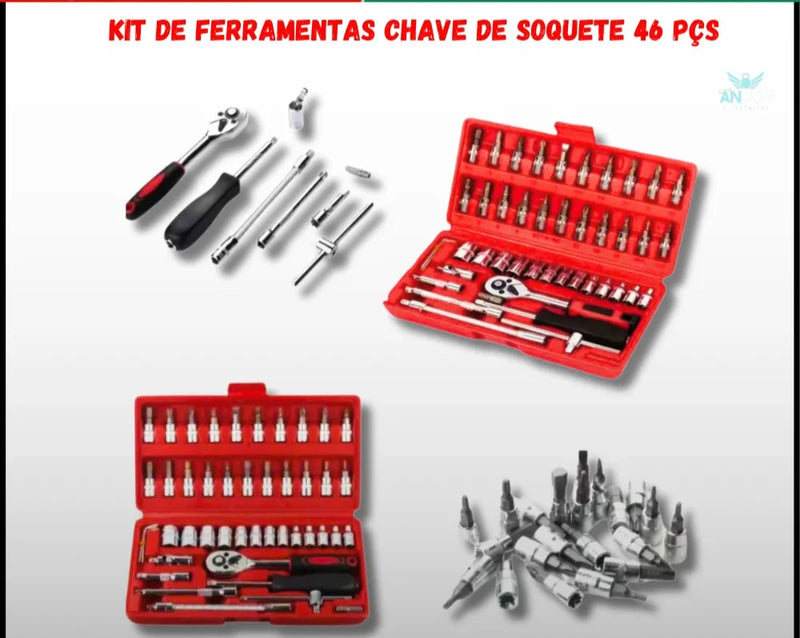 Kit de Ferramentas Completo – Ferramentas Essenciais para Qualquer Tarefa!