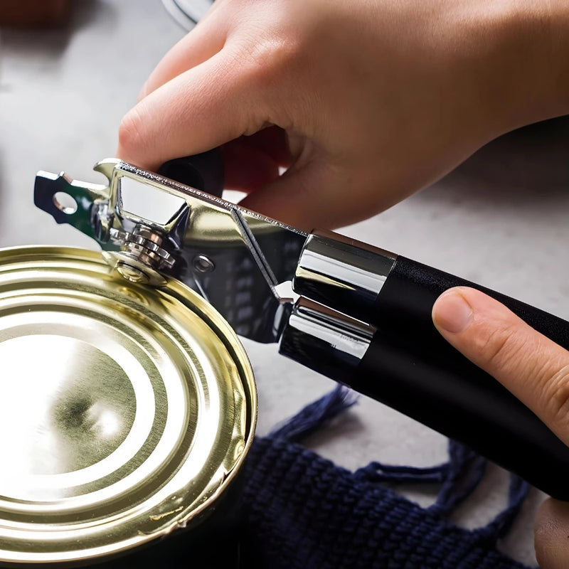 Abridor De Latas E Garrafas Aço Inox Profissional Para Cozinha