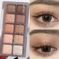 Paleta Dikalu 18 Cores, Sombra, Matte Glitter Cosmético Maquiagem para Olhos.