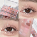 Paleta Dikalu 18 Cores, Sombra, Matte Glitter Cosmético Maquiagem para Olhos.